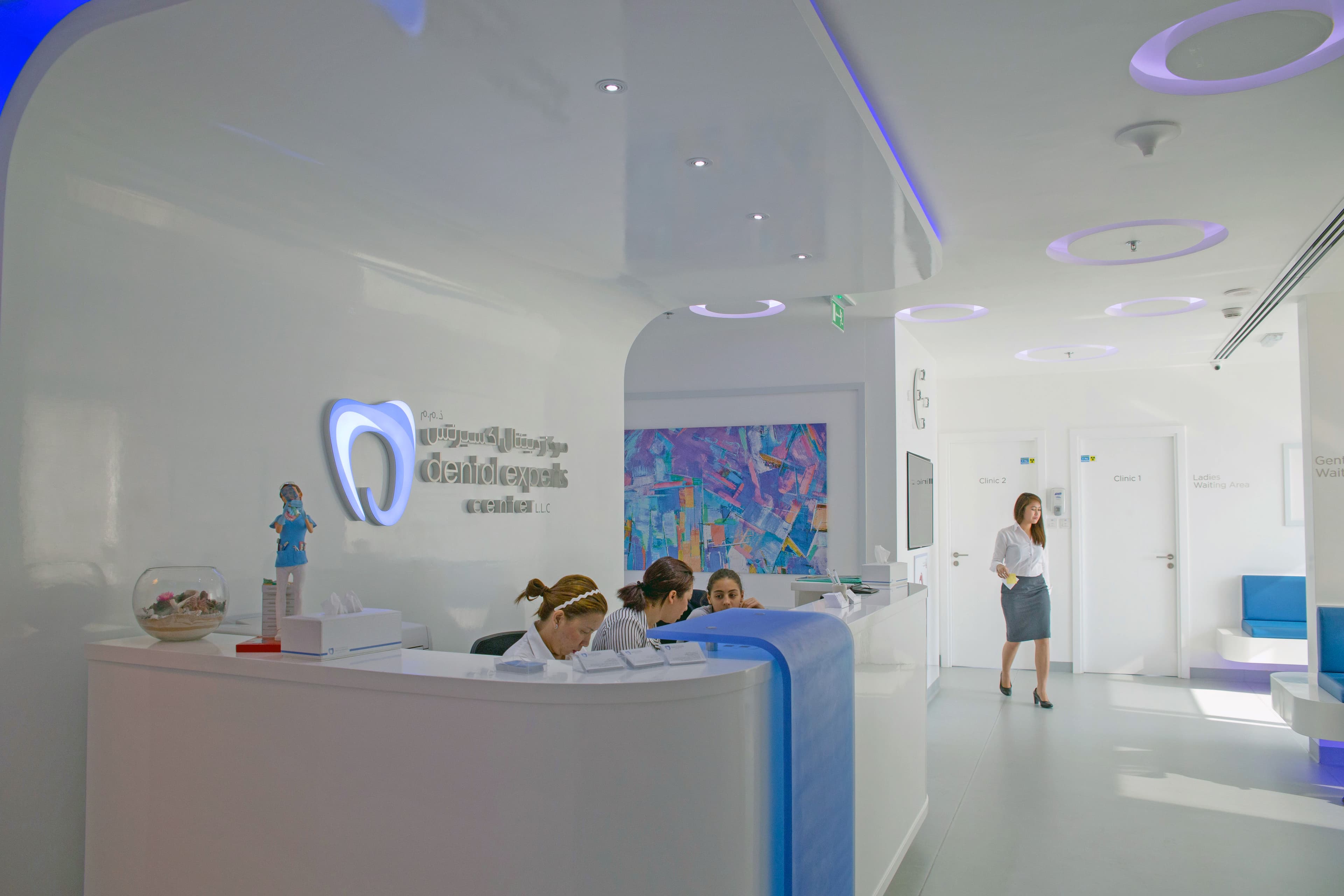 Dental Experts Center — clinic reception